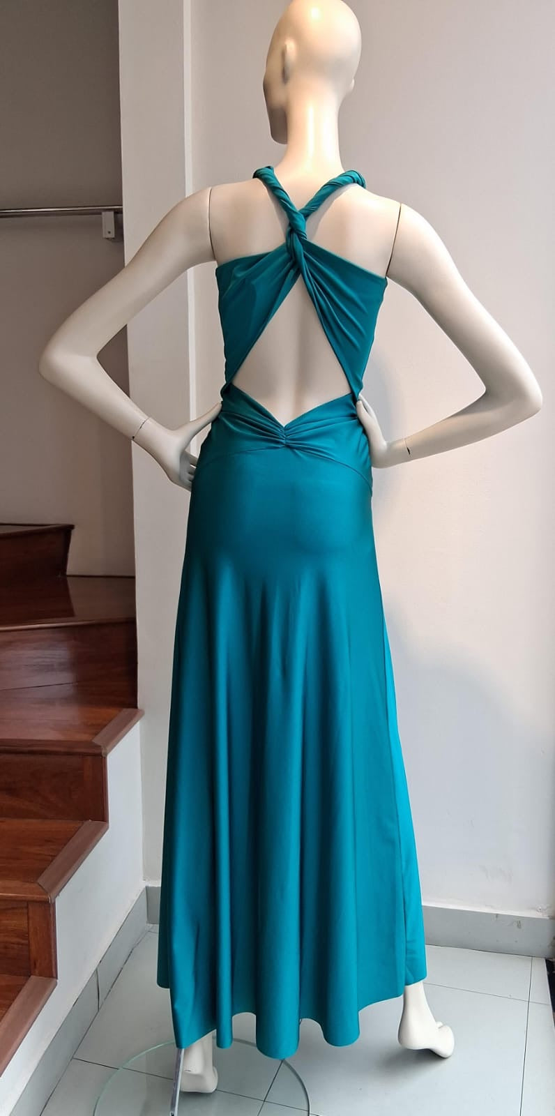 VESTIDO CARINNE LYCRA VERDE