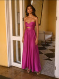 VESTIDO JULIANA FUCSIA