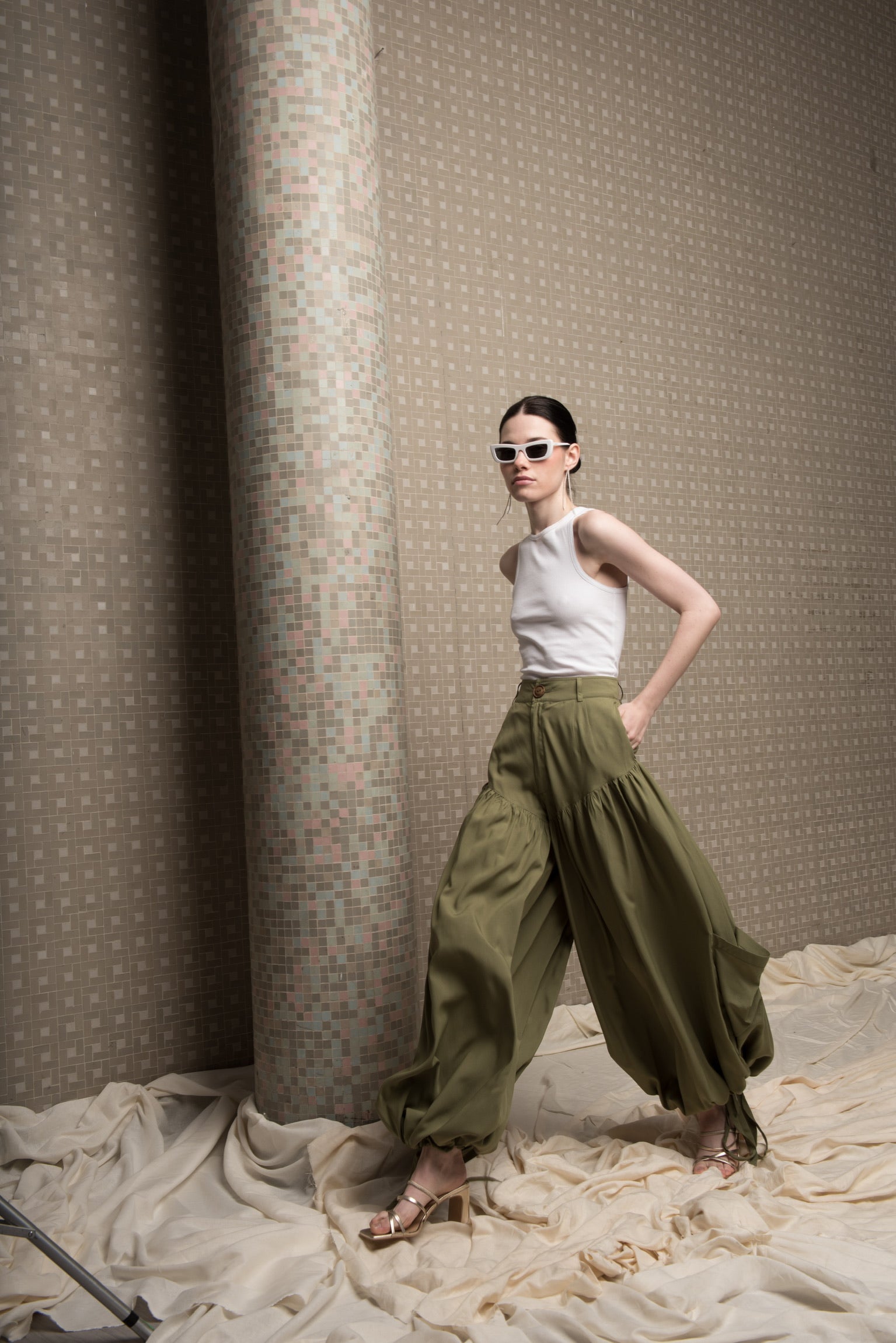 Lauren Pant Khaki Full Look