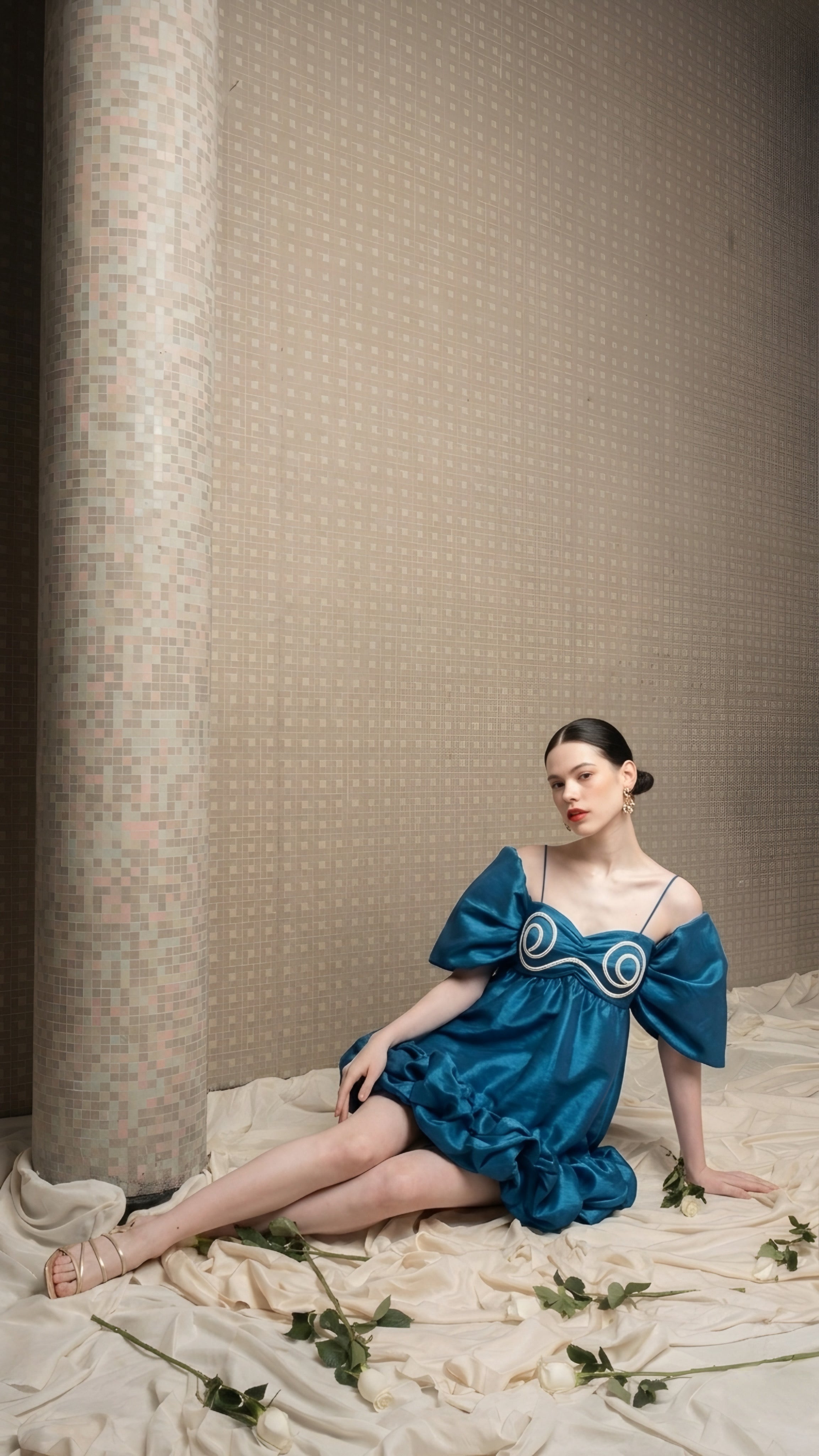 Lucca Dress Turquoise Product