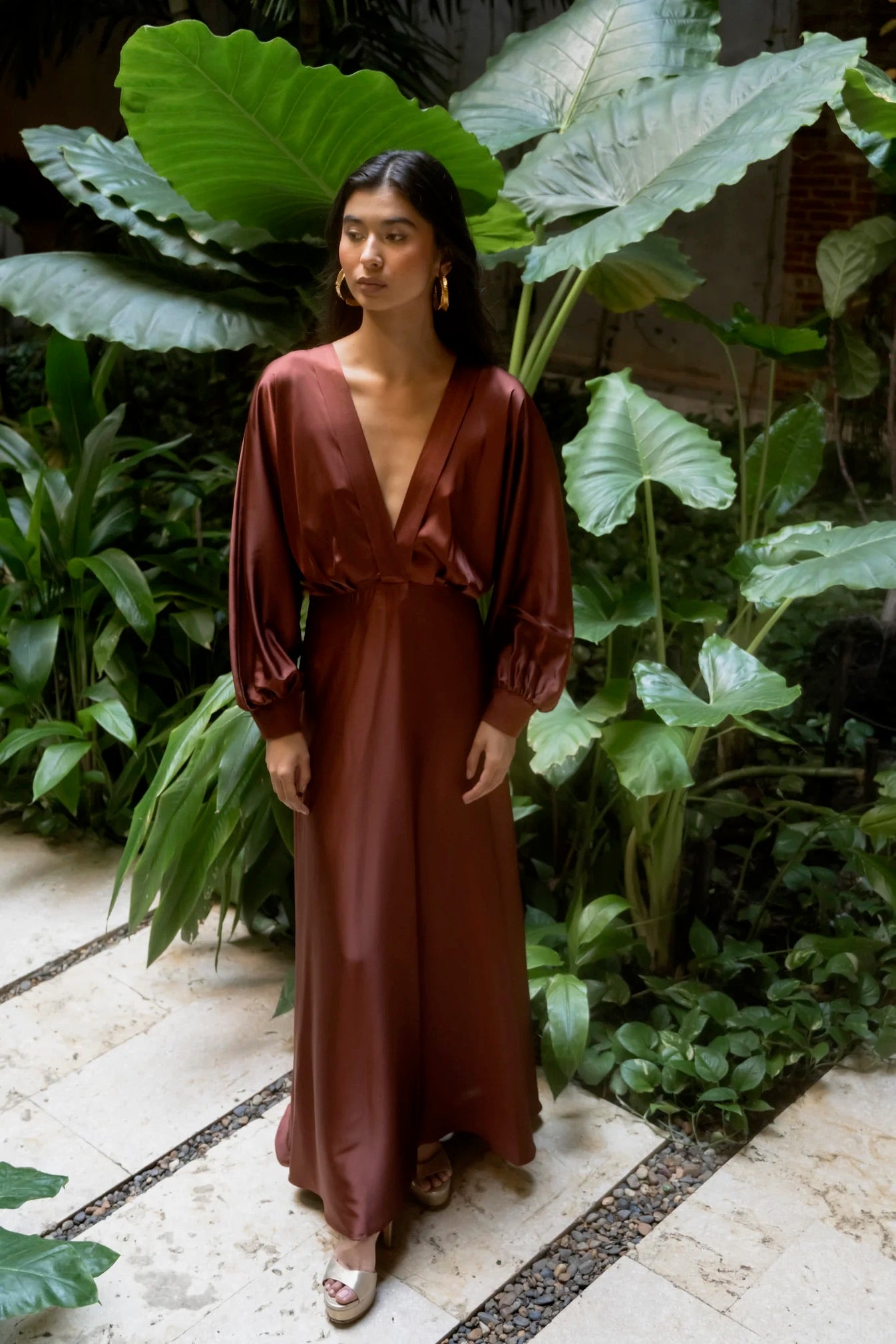 VESTIDO KALILA CHOCOLATE
