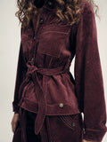 close up textura corduroy vino zaharian jacket
