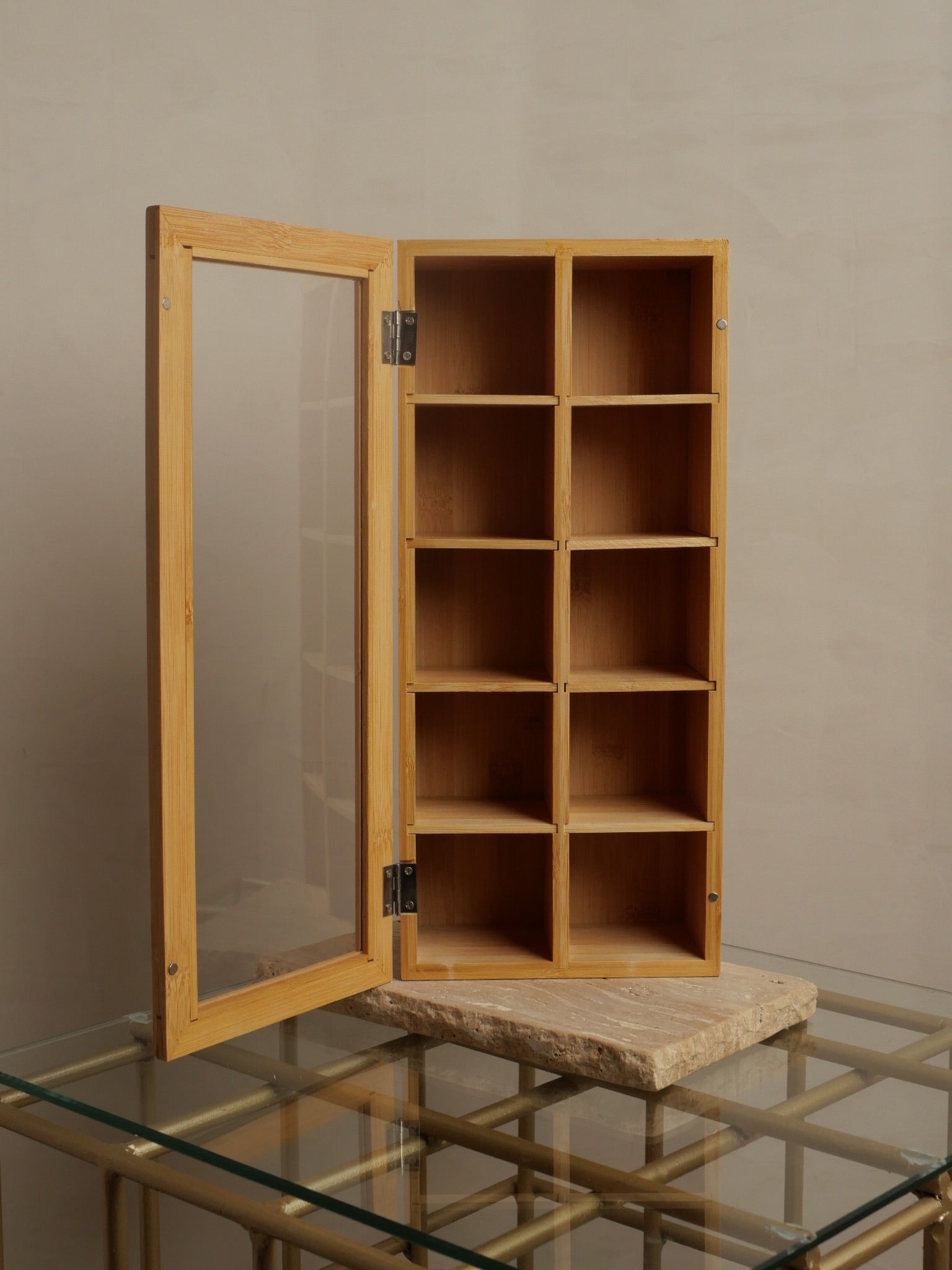 CAJA DE TE Y ALMACENAMIENTO DE BAMBÚ