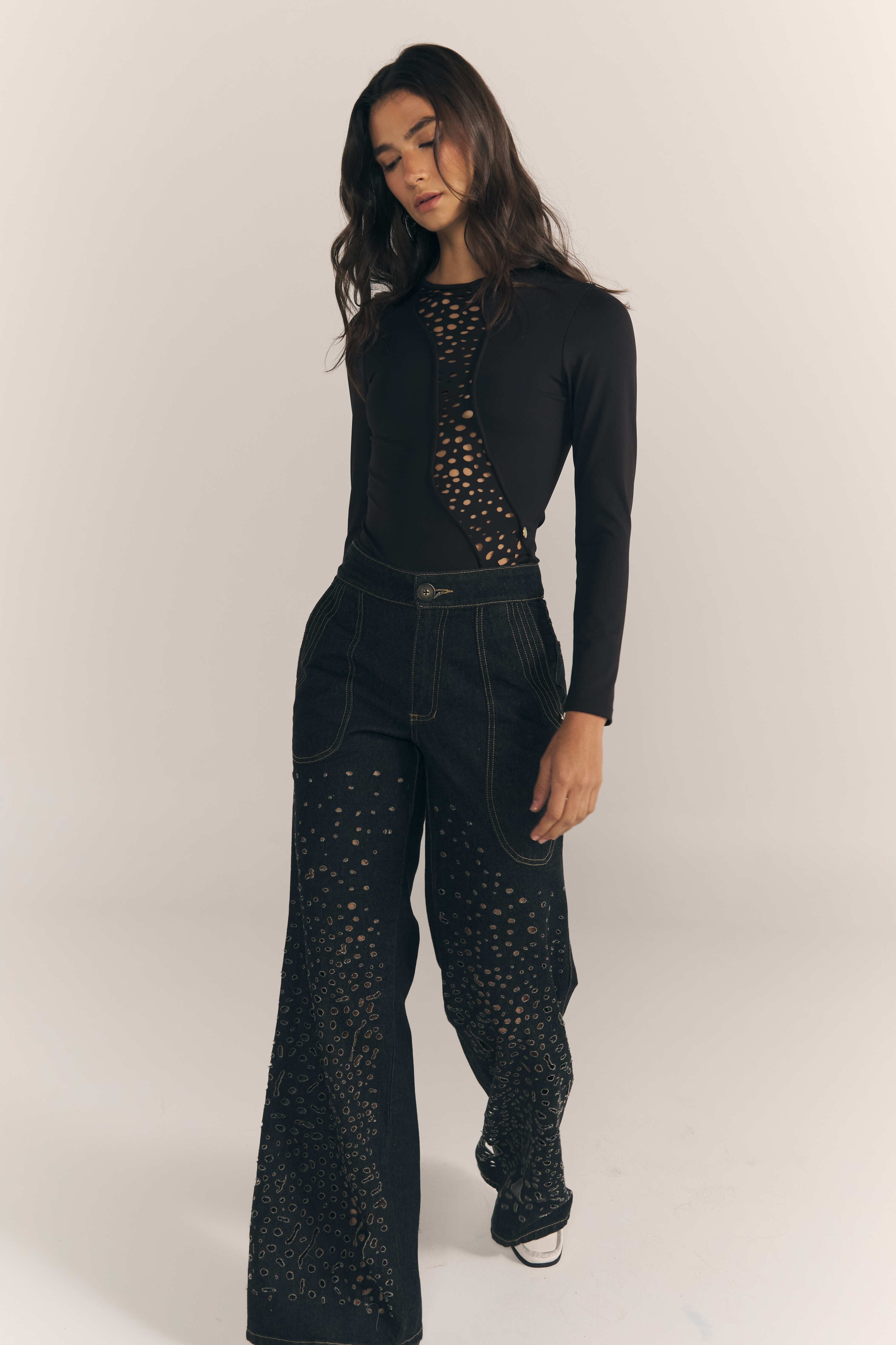 MINKE JEAN NEGRO