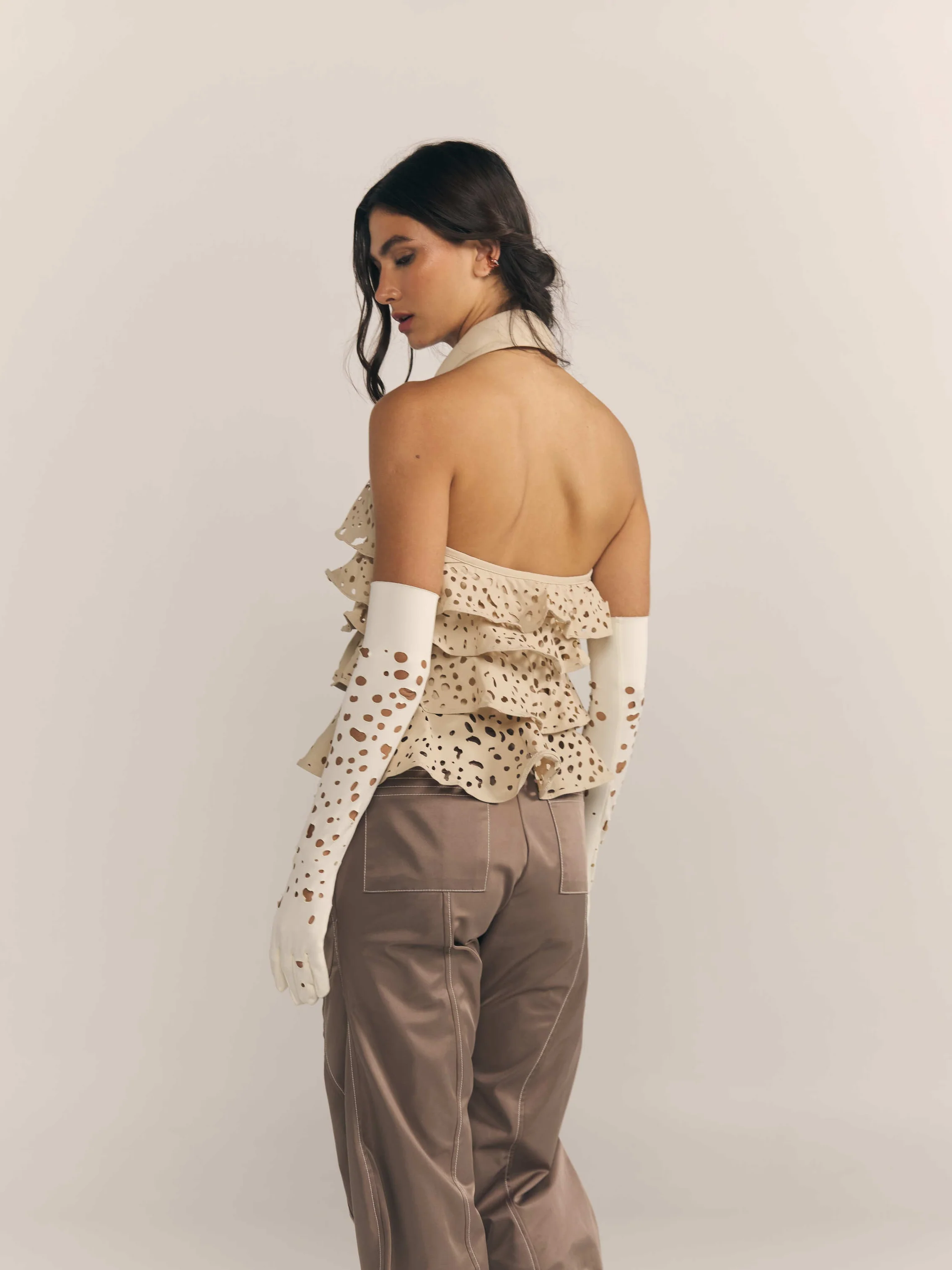 Narwhal Top nude para ocasiones especiales.