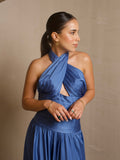 VESTIDO SIA AZUL COBALTO