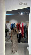VESTIDO PHOEBE TAUPE