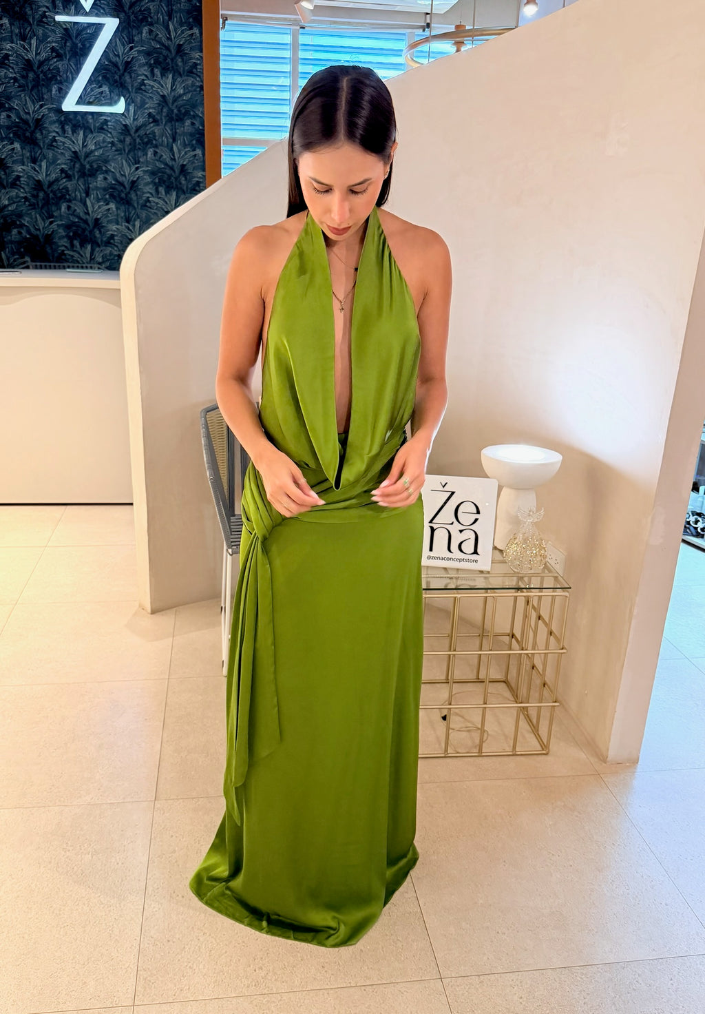 VESTIDO ANNA VERDE