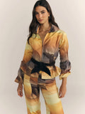 Beluga Sunset Jacket con estampado inspirado en tonos de atardecer